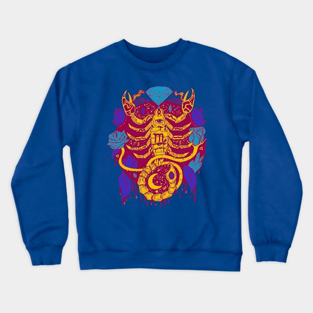 Triad Mystic Scorpio Zodiac Crewneck Sweatshirt by kenallouis